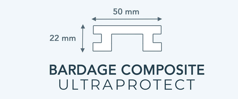 profil bardage composite zenith 50mm